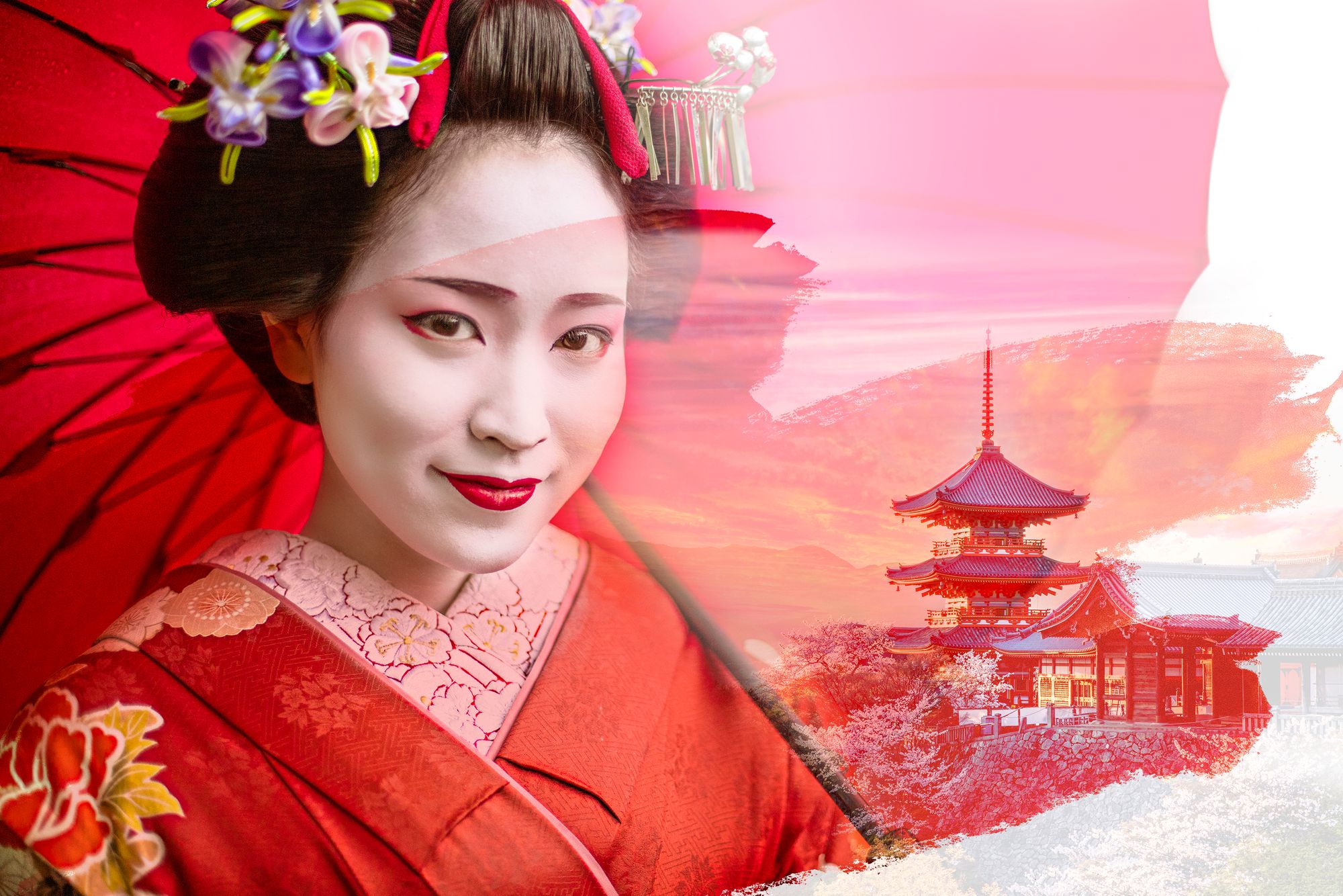 Geisha Japan Tempel